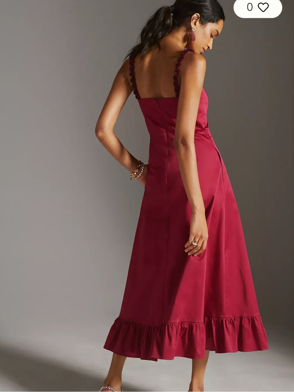 Anthropologie Hutch Floral-Hem Maxi Dress - Picture 10 of 11